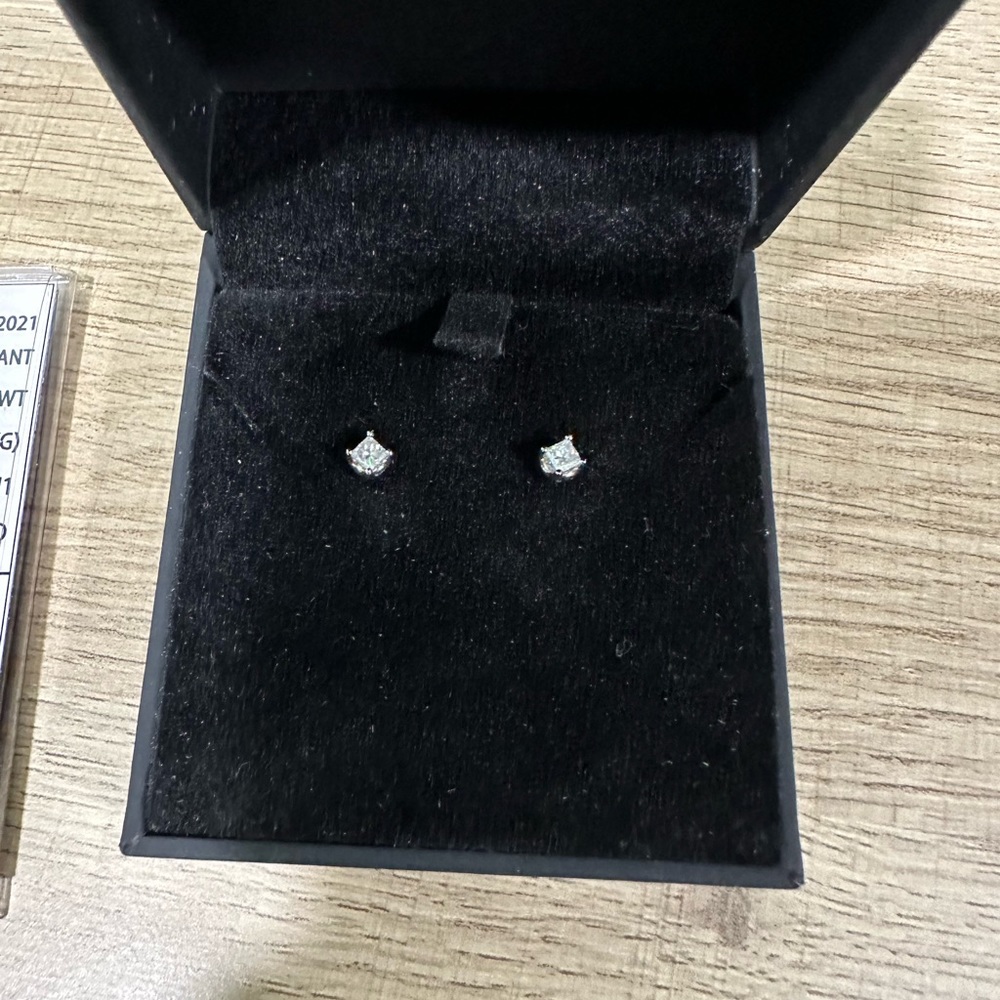 Leo first light earrings